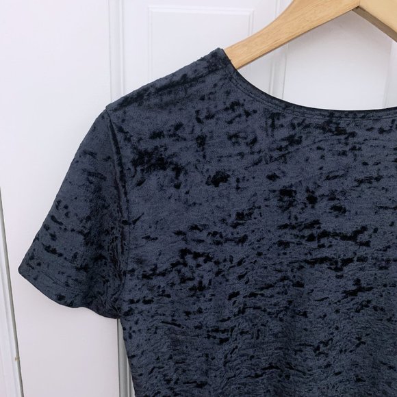 Vince Easy Crushed Velvet Tee - Picture 5 of 5